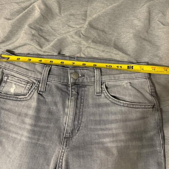 Joe's Dalila Mid Rise Distressed Straight Ankle Jeans - Picture 8 of 10